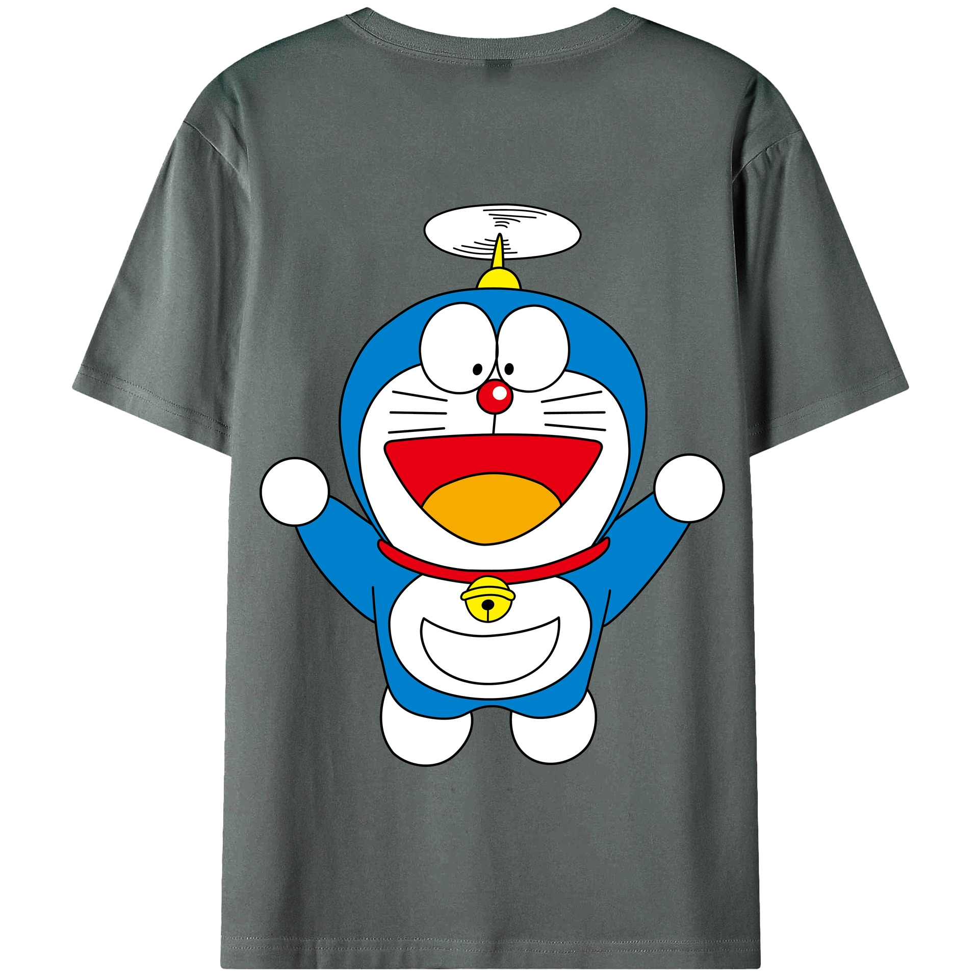（画像用） ドラえもん Doraemon 綿100％半袖Tシャツ（背面プリント）